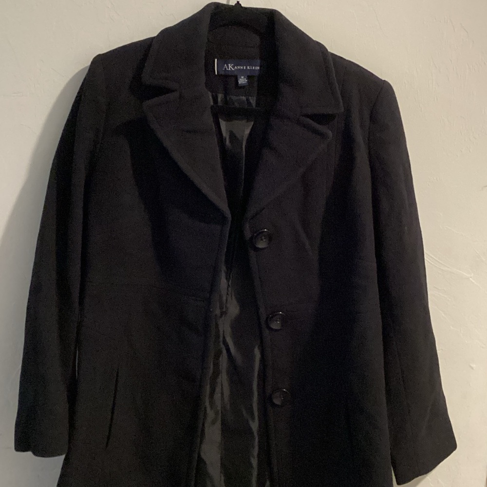 Anne Klein Black Pea Coat